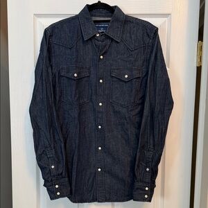 Old Navy Men's Denim Button-Down Shirt